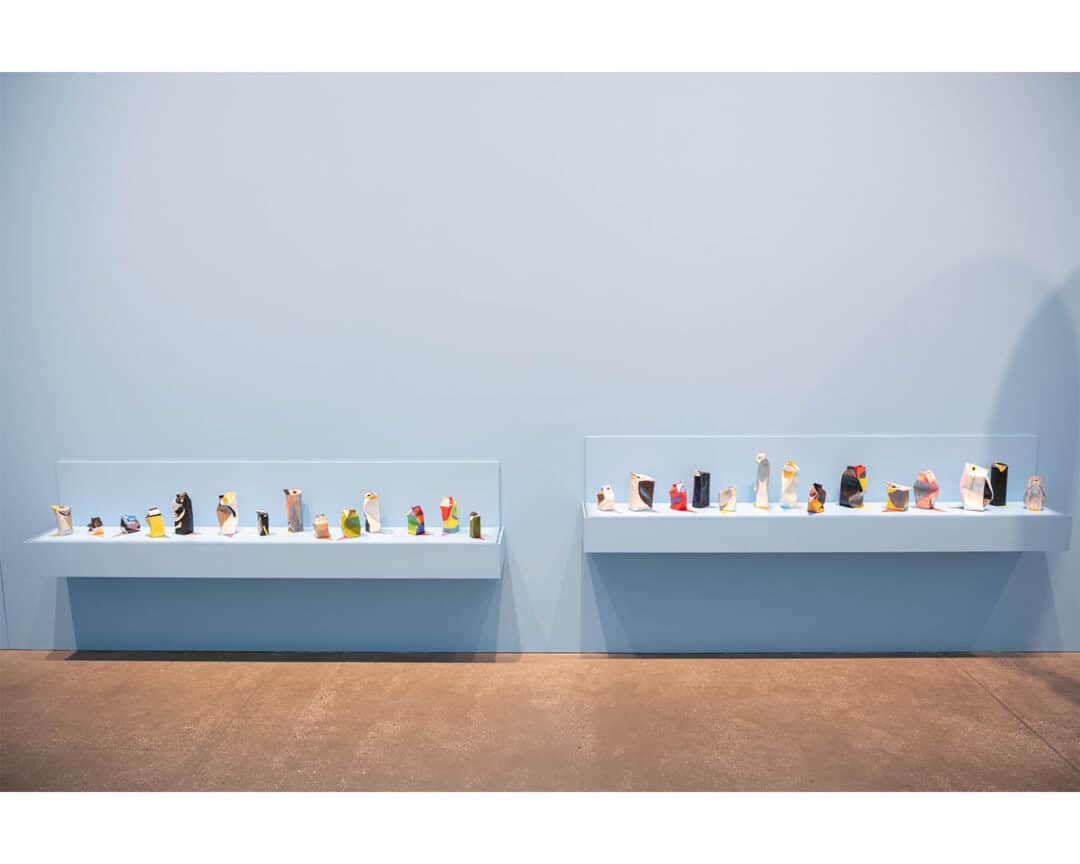 Madeleine Kelley’s Spectra of birds 2014-15, installed for ‘Wonderstruck’, GOMA, Brisbane, June 2025 / Purchased 2015 with funds from the Josephine Ulrick and Win Schubert Diversity Foundation through the Queensland Art Gallery | Gallery of Modern Art Foundation / Collection: QAGOMA / © Madeleine Kelly/Copyright Agency / Photograph: N Umeck, QAGOMA